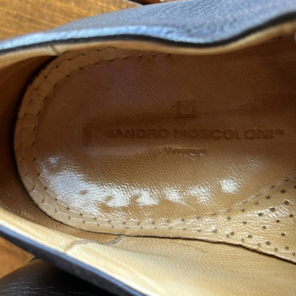 Sandro Moscoloni Vineyard Brown Split Toe Oxfords 8.5D